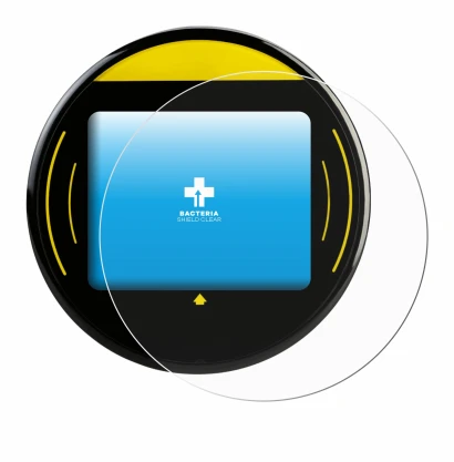 Imagen del dispositivo Nayax Onyx con una amplia variedad de protectores de pantalla.