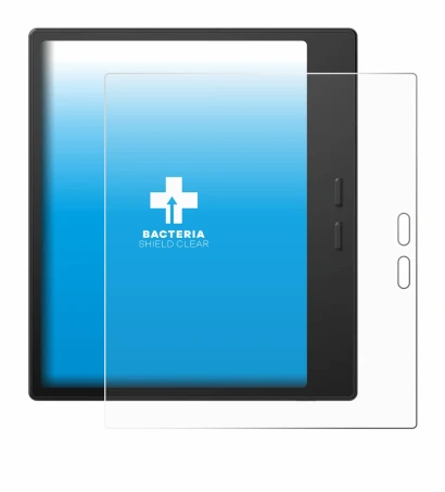 Imagen del dispositivo Boox Go 7 con una amplia variedad de protectores de pantalla.