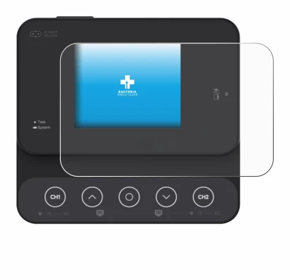 Imagen del dispositivo ISDT K2Zip con una amplia variedad de protectores de pantalla.