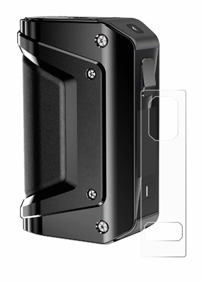Imagen del dispositivo GeekVape Aegis Legend 3 con una amplia variedad de protectores de pantalla.