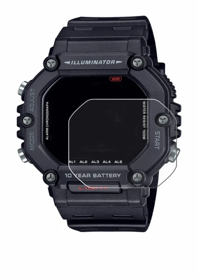 Imagen del dispositivo Casio AE-1600H con una amplia variedad de protectores de pantalla.