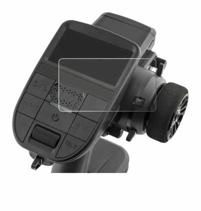 Imagen del dispositivo Radiomaster MT12 con una amplia variedad de protectores de pantalla.