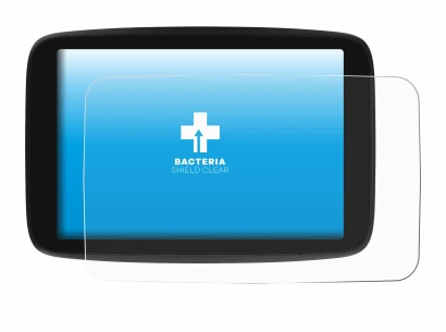 Imagen del dispositivo TomTom Go Navigator 7 (2da generación) con una amplia variedad de protectores de pantalla.