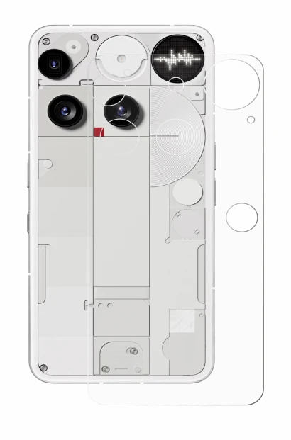 Imagen del dispositivo Nothing Phone (3) (Trasero) con una amplia variedad de protectores de pantalla.