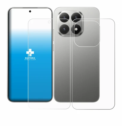 Imagen del dispositivo Xiaomi 15T (Frontal+Trasero) con una amplia variedad de protectores de pantalla.