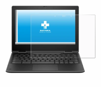 Imagen del dispositivo HP Fortis Flip G1i 11" con una amplia variedad de protectores de pantalla.