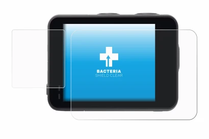 Imagen del dispositivo Akaso Brave 7 con una amplia variedad de protectores de pantalla.