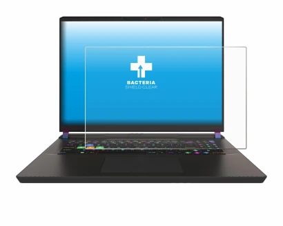 Imagen del dispositivo MSI Vector 17 HX con una amplia variedad de protectores de pantalla.
