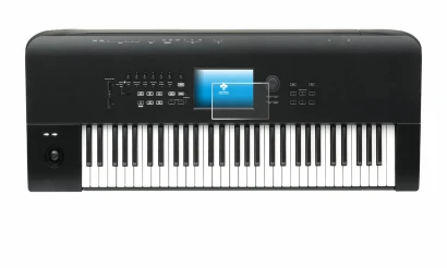 Imagen del dispositivo KORG Nautilus 61 con una amplia variedad de protectores de pantalla.