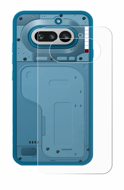 Imagen del dispositivo Nothing Phone (4a) (Trasero) con una amplia variedad de protectores de pantalla.