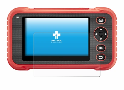 Imagen del dispositivo Launch CRP129E Plus con una amplia variedad de protectores de pantalla.