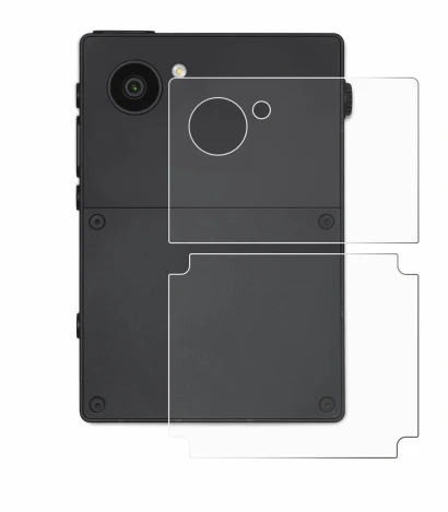 Imagen del dispositivo Light Phone 3 (Trasero) con una amplia variedad de protectores de pantalla.