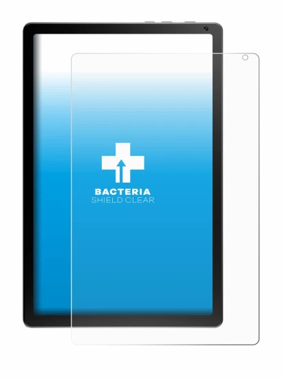 Imagen del dispositivo Yicty KB1004 con una amplia variedad de protectores de pantalla.