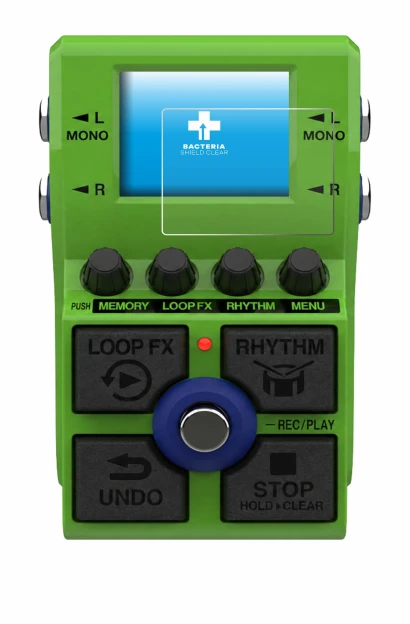 Imagen del dispositivo Zoom MS-90LP Plus con una amplia variedad de protectores de pantalla.