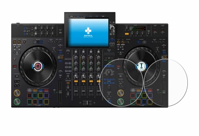 Imagen del dispositivo AlphaTheta XDJ-AZ (Jog) con una amplia variedad de protectores de pantalla.