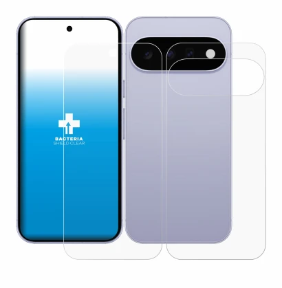 Imagen del dispositivo Google Pixel 11 (Frontal+Trasero) con una amplia variedad de protectores de pantalla.