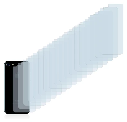 Imagen del dispositivo Apple iPhone 7 Trasera (superficie entera) con una amplia variedad de protectores de pantalla.