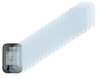 Imagen del dispositivo Polar M460 con una amplia variedad de protectores de pantalla.