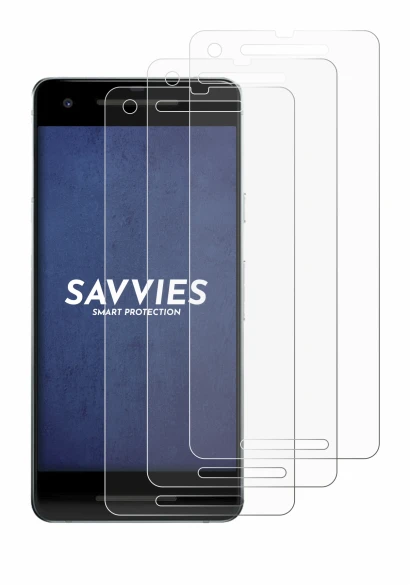 Imagen del dispositivo Google Pixel 2 con una amplia variedad de protectores de pantalla.