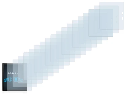 Imagen del dispositivo Amazon Kindle Oasis 2017 (9a Gen.) con una amplia variedad de protectores de pantalla.