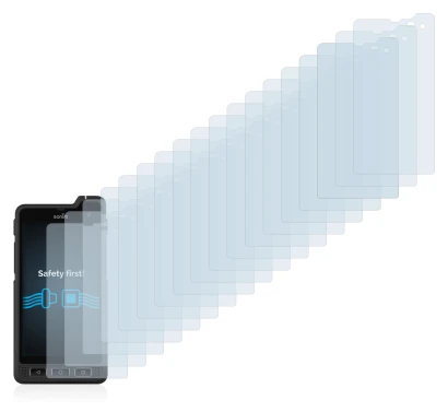 Imagen del dispositivo Sonim XP8 con una amplia variedad de protectores de pantalla.