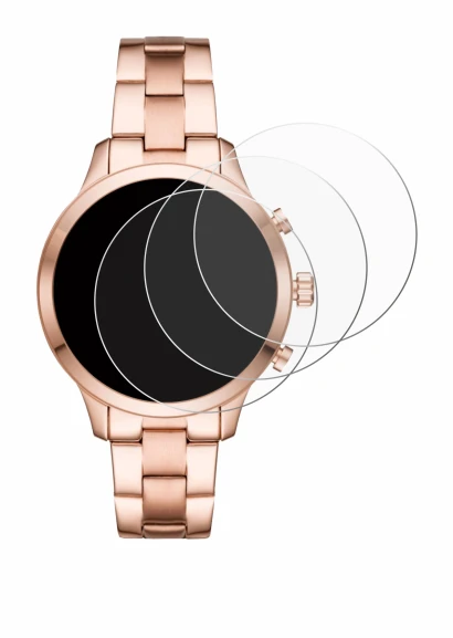 Imagen del dispositivo Michael Kors Access Runway (41 mm) con una amplia variedad de protectores de pantalla.