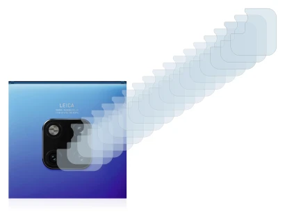 Imagen del dispositivo Huawei Mate 20 Pro (SÓLO Cámara) con una amplia variedad de protectores de pantalla.
