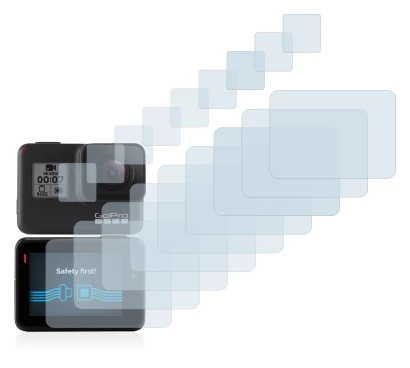 Imagen del dispositivo GoPro Hero 7 Black con una amplia variedad de protectores de pantalla.