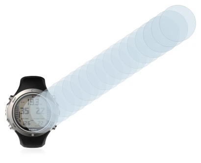 Imagen del dispositivo Suunto D6I Novo con una amplia variedad de protectores de pantalla.