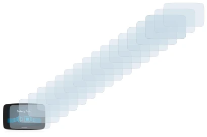 Imagen del dispositivo TomTom GO Essential (5") con una amplia variedad de protectores de pantalla.