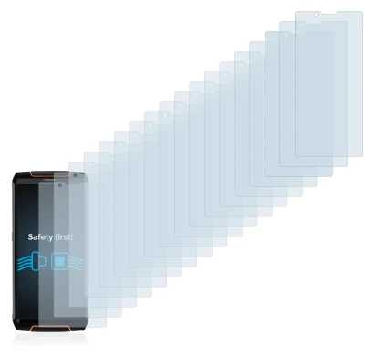 Imagen del dispositivo Cubot King Kong 3 con una amplia variedad de protectores de pantalla.