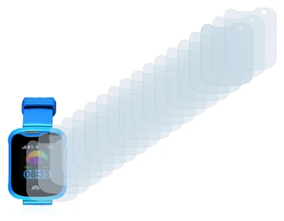 Imagen del dispositivo KiDSnav Ultra con una amplia variedad de protectores de pantalla.