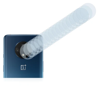 Imagen del dispositivo OnePlus 7T (SÓLO Cámara) con una amplia variedad de protectores de pantalla.