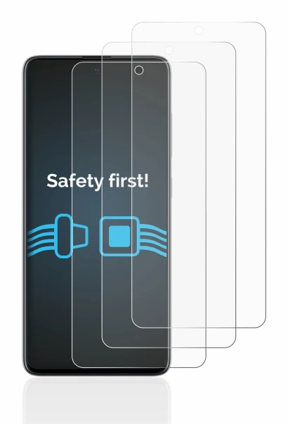 Imagen del dispositivo Samsung Galaxy A51 con una amplia variedad de protectores de pantalla.