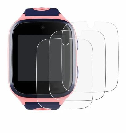 Imagen del dispositivo Xplora 4 con una amplia variedad de protectores de pantalla.