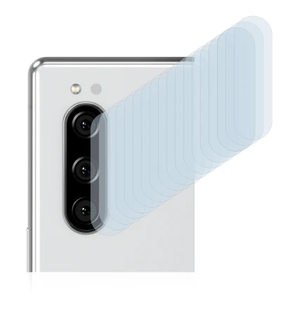 Imagen del dispositivo Sony Xperia 5 (SÓLO Cámara) con una amplia variedad de protectores de pantalla.