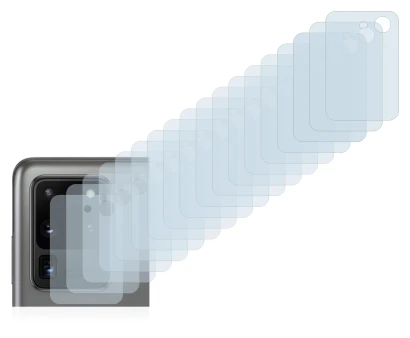 Imagen del dispositivo Samsung Galaxy S20 Ultra (SÓLO Cámara) con una amplia variedad de protectores de pantalla.