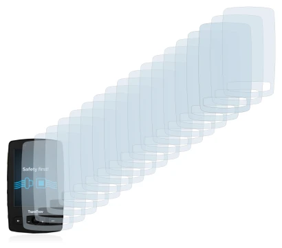 Imagen del dispositivo TwoNav Aventura 2 con una amplia variedad de protectores de pantalla.