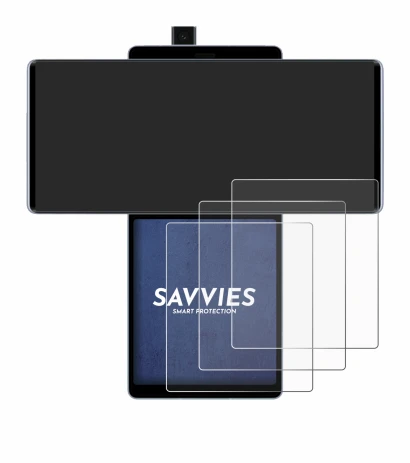 Imagen del dispositivo LG Wing (Pantalla trasera) con una amplia variedad de protectores de pantalla.