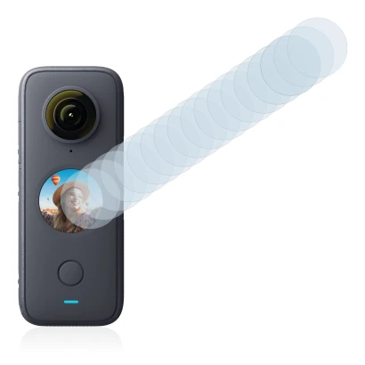 Imagen del dispositivo Insta360 One X2 con una amplia variedad de protectores de pantalla.