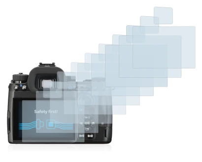 Imagen del dispositivo Pentax K-3 Mark III con una amplia variedad de protectores de pantalla.