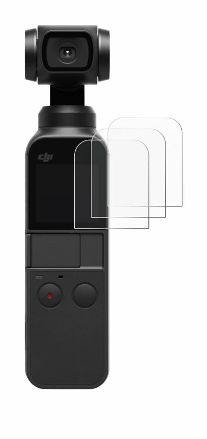 Imagen del dispositivo DJI Osmo Pocket 2 con una amplia variedad de protectores de pantalla.