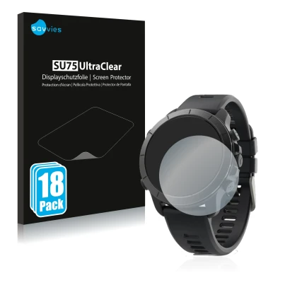 Parte frontal de un envase de producto con el logotipo de la marca Savvies. Al lado se muestra el dispositivo Wahoo Elemnt Riv