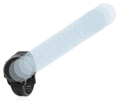 Imagen del dispositivo Wahoo Elemnt Rival con una amplia variedad de protectores de pantalla.