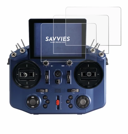 Imagen del dispositivo FrSky Tandem X20S con una amplia variedad de protectores de pantalla.