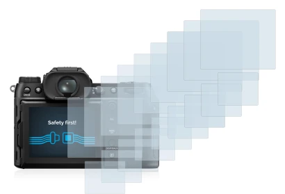 Imagen del dispositivo Fujifilm GFX50S II con una amplia variedad de protectores de pantalla.