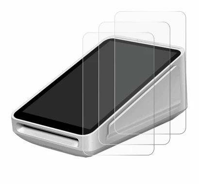 Imagen del dispositivo Square Terminal con una amplia variedad de protectores de pantalla.