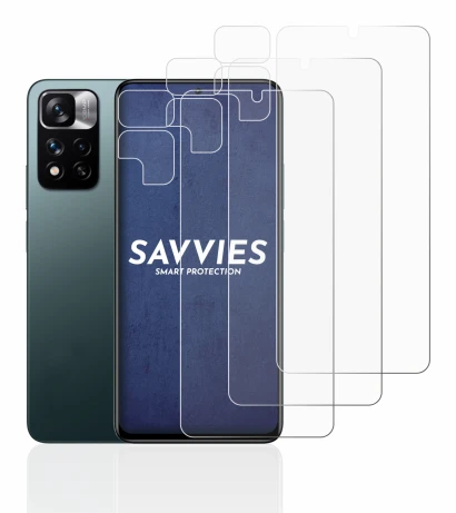 Imagen del dispositivo Xiaomi Redmi Note 11 Pro+ 5G (Frontal+Cámara) con una amplia variedad de protectores de pantalla.