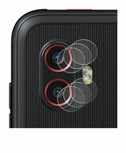 Imagen del dispositivo Samsung Galaxy Xcover 6 Pro (SÓLO Cámara) con una amplia variedad de protectores de pantalla.