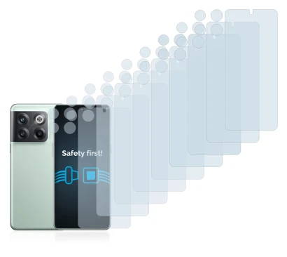 Imagen del dispositivo OnePlus 10T 5G (Frontal+Cámara) con una amplia variedad de protectores de pantalla.